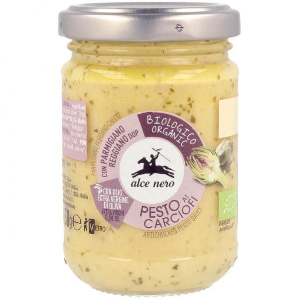 Pesto ai carciofi biologico 130g ALCE NERO