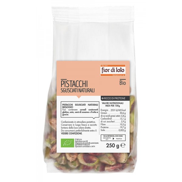Pistacchi sgusciati 80g FIOR DI LOTO