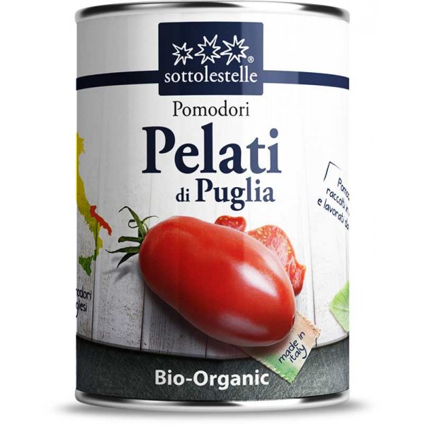 Pomodori Pelati di Puglia 400g Sottolestelle