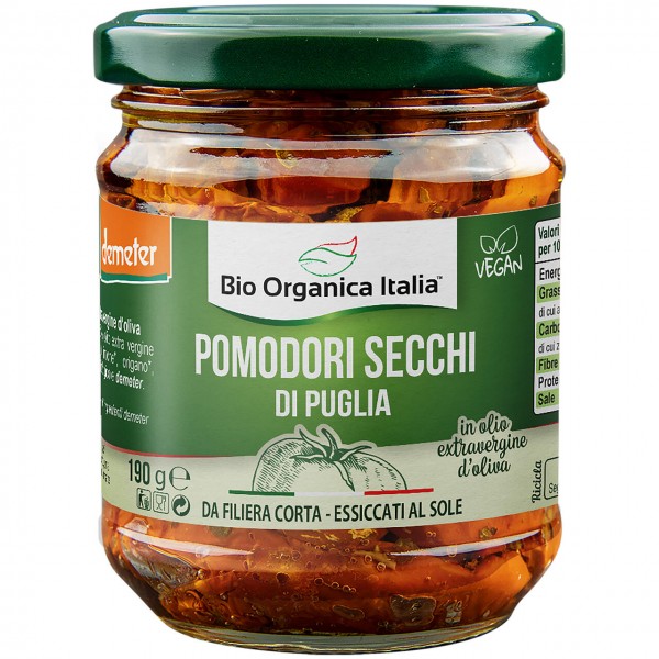 Pomodori secchi di puglia 190g BIO ORGANICA ITALIA