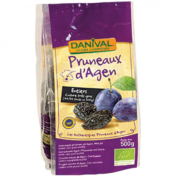 Prugne secche di agen con nocciolo 500g DANIVAL