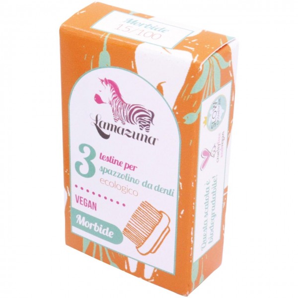 Ricarica 3 teste - setole morbide 1pz LAMAZUNA