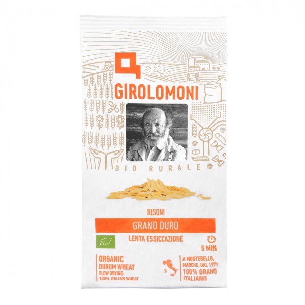 Risoni trafilatura ruvida 500g GIROLOMONI