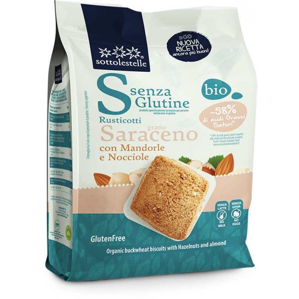 Rusticotti di Grano Saraceno mandorle e nocciole 250 G SOTTOLESTELLE