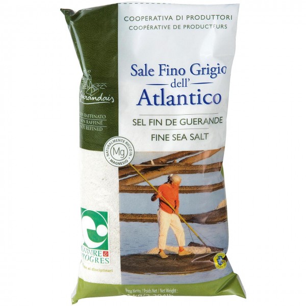 Sale fino grigio dell' atlantico 1kg LE GUÉRANDAIS