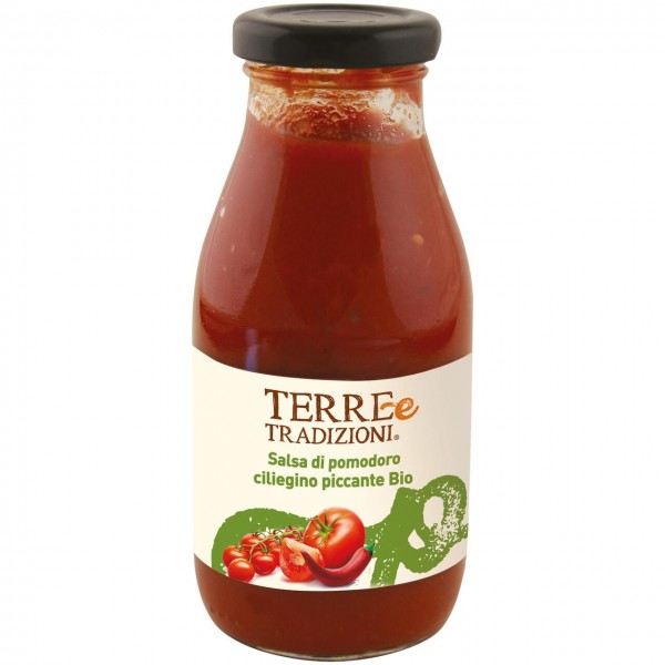 Salsa di pomodoro ciliegino piccante 250g TERRE E TRADIZIONI