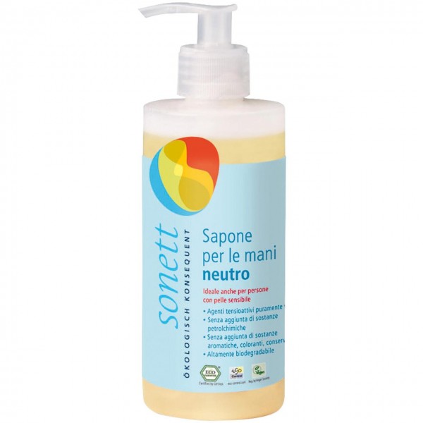 Sapone liquido mani neutro 300ml SONETT