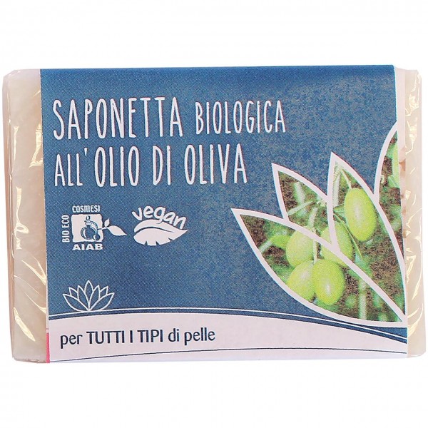 Saponetta all'olio di oliva 100g FIOR DI LOTO
