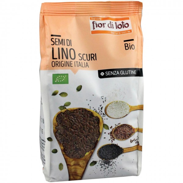 Semi di lino scuri 400g FIOR DI LOTO
