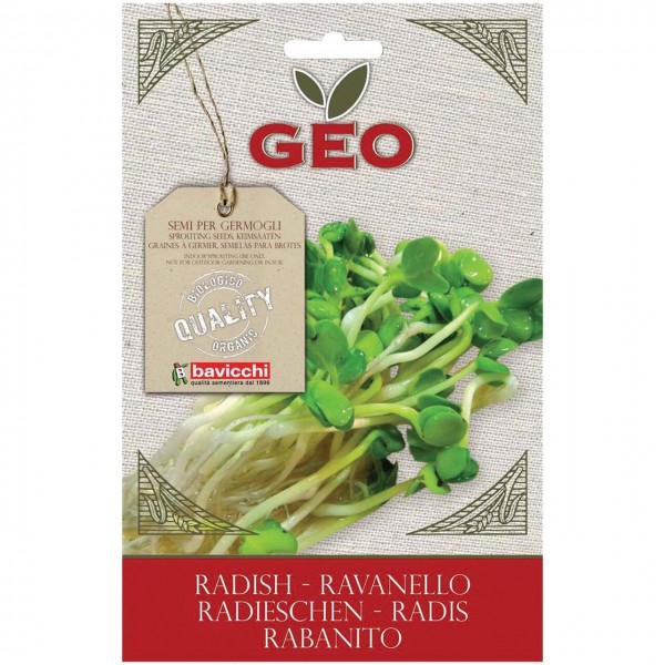 Semi di ravanello da germogliare 26g GEO