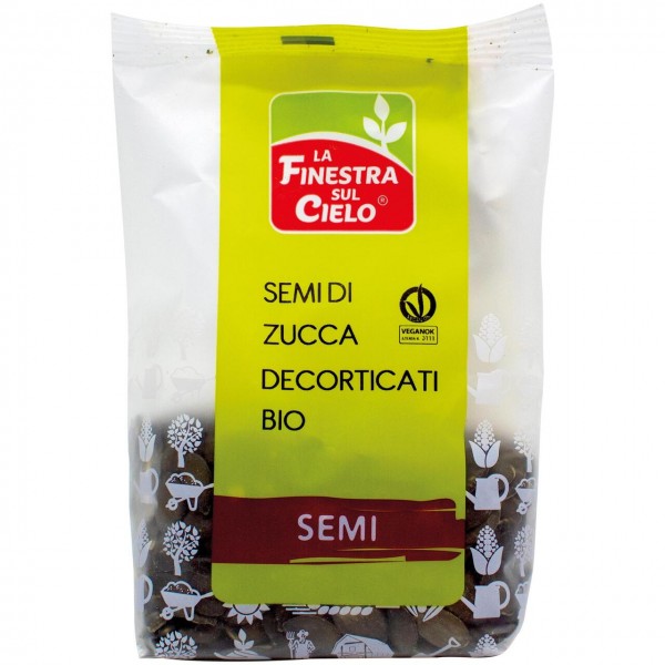 Semi di zucca decorticati 150g LA FINESTRA SUL CIELO