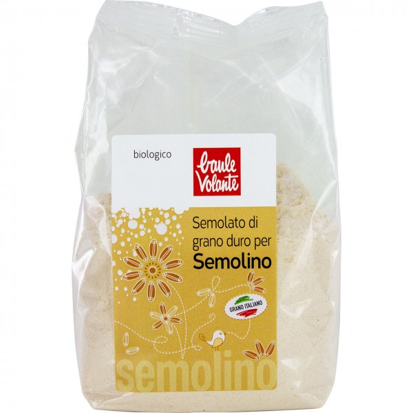 Semolato di grano duro per semolino 500g BAULE VOLANTE