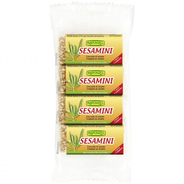 Sesamini barretta di sesamo croccante 4x27g Rapunzel