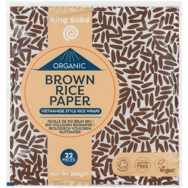 Sfoglie di riso per involtini primavera Senza Glutine 200g King Soba