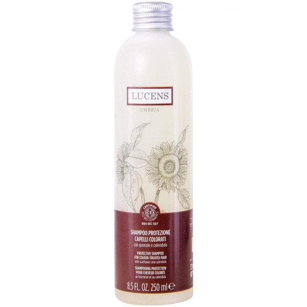 Shampoo protezione capelli colorati con girasole e calendula 250ml LUCENS UMBRIA