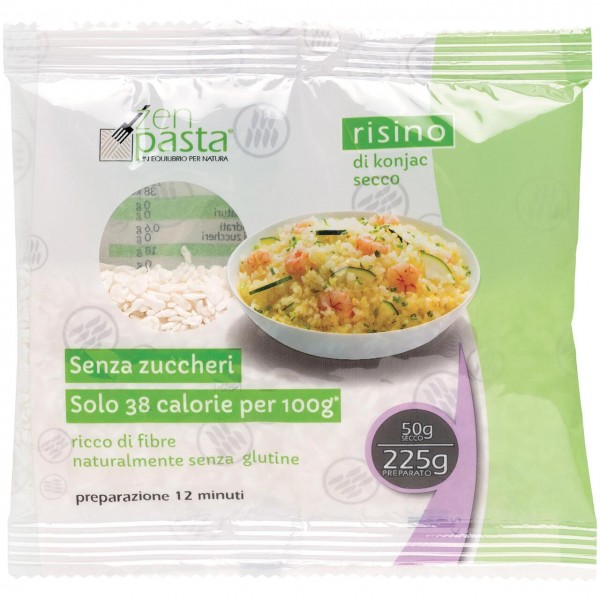 Shirataki essiccati monodose - formato riso 50g ZENPASTA