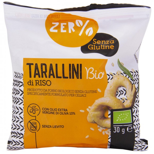 Tarallini di riso 30g ZER%GLUTINE