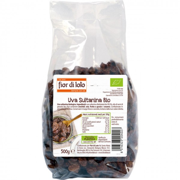 Uva sultanina 500g FIOR DI LOTO