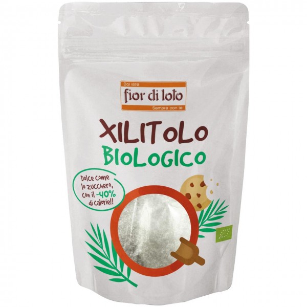 Xilitolo dolcificante biologico in polvere 250gr Fior di Loto