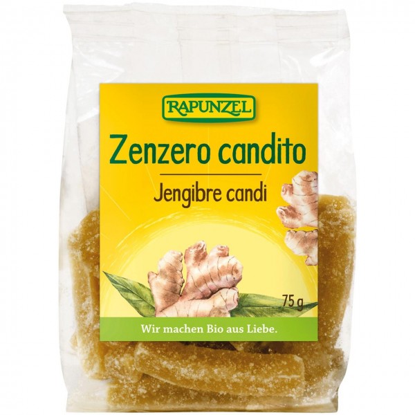 Zenzero candito 75g RAPUNZEL