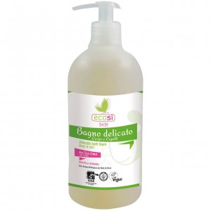 Bagno delicato corpo e capelli con dispenser 500ml ECOSÌ