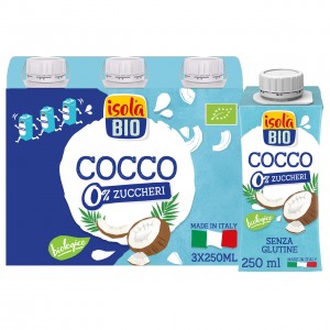 Bevanda cocco on the go 3x250ml ISOLA BIO