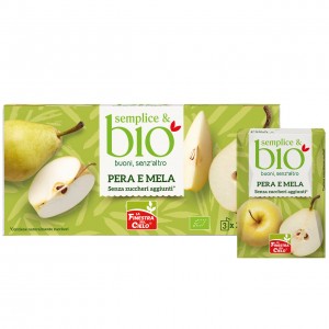 Bevanda di pera e mela 3x200ml SEMPLICE&BIO
