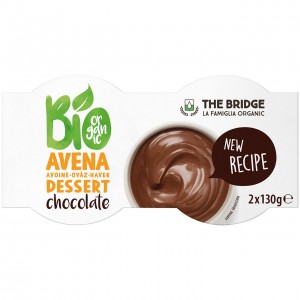 Bio avena dessert cacao 2x130g THE BRIDGE