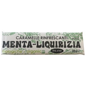 Caramelle rinfrescanti menta - liquirizia 38g INLAND