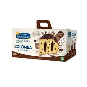 Colomba al Cioccolato senza glutine 500g Piaceri Mediterranei