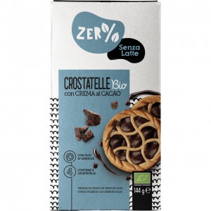 Crostatelle al cacao 4x36g ZER%LATTE