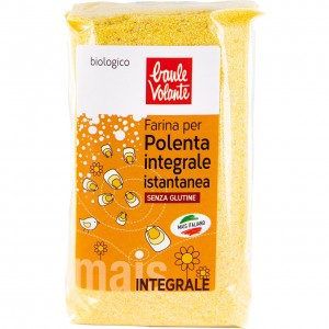 Farina per polenta integrale istantanea 500g BAULE VOLANTE