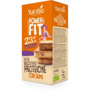 Fette Biscottate Proteiche con Semi 190 G YUKYBIO