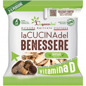 Funghi Shiitake essiccati 8g Io Bosco Vivo