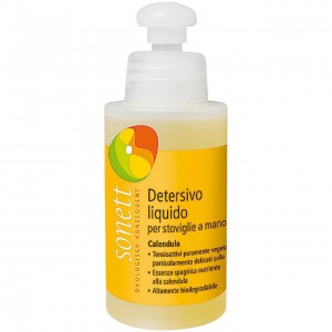 Mini confezione detersivo liquido per piatti alla calendula 1pz SONETT