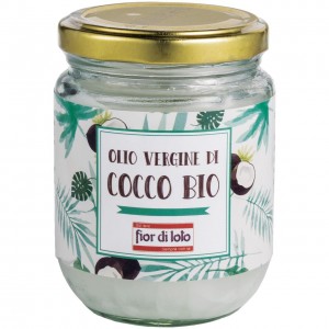 Olio vergine di cocco 200ml FIOR DI LOTO