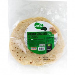 Piadina sfogliata di farro 300g ZER%LIEVITO