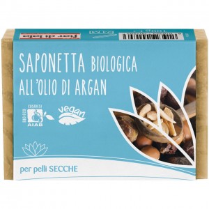Saponetta all'olio di argan 100g FIOR DI LOTO