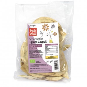 Schiacciatine grano duro cappelli 200g BAULE VOLANTE