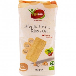Sfogliatine di riso e ceci 150g VIVIBIO