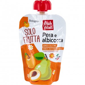 Solo frutta pera e albicocca 100g BAULE VOLANTE
