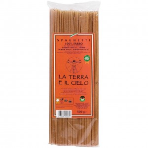 Spaghetti integrali di farro 500g LA TERRA E IL CIELO