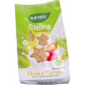 Stelline con Mela e Carota 120 G YUKYBIO