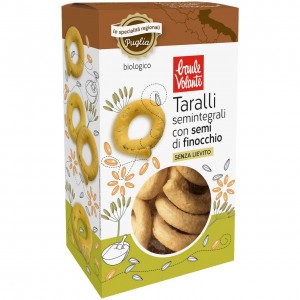 Taralli semintegrali al finocchio selvatico 200g BAULE VOLANTE