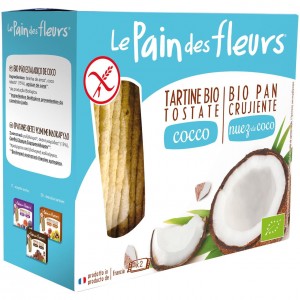 Tartine tostate al cocco 150g LE PAIN DES FLEURS