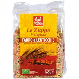 Zuppa farro e lenticchie 400g BAULE VOLANTE