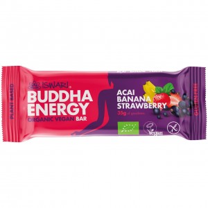 Barretta Buddha Energy Acai, Fragola e Banana 35g Iswari