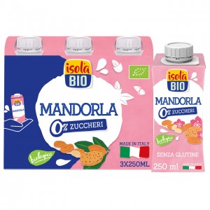 Bevanda mandorla on the go 3x250ml ISOLA BIO