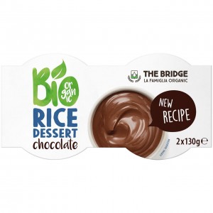 Bio rice dessert cacao 2x130g THE BRIDGE