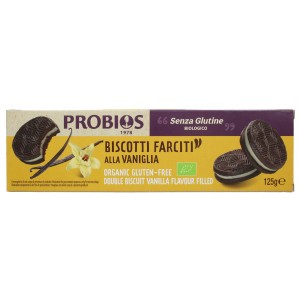 Biscotti Bis-Free ripieni alla Vaniglia Vegan 125g Probios